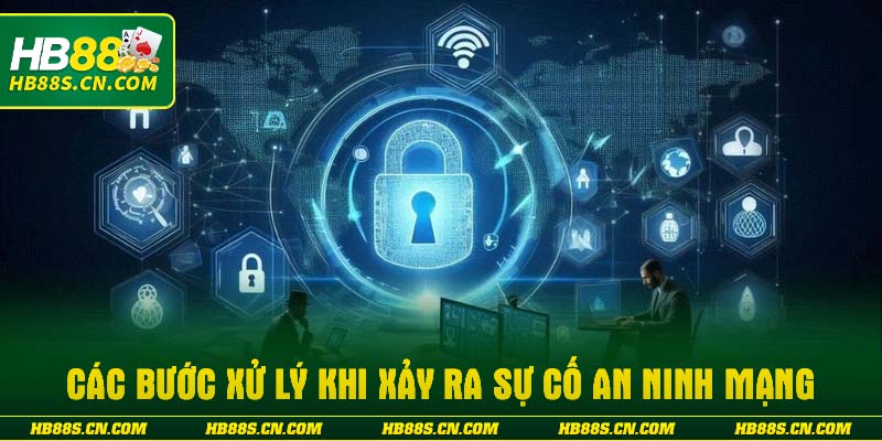 Các bước xử lý khi xảy ra sự cố an ninh mạng