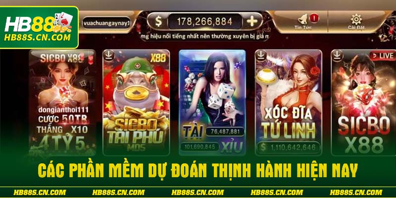Các phần mềm dự đoán thịnh hành hiện nay